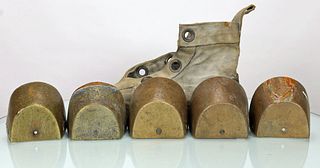 Divers Brass Boot Toes & Parts Collection