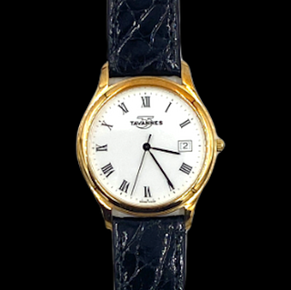 Tavannes 14K Gold 37mm Watch