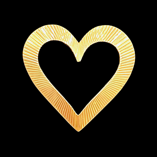 14K Gold Heart Pin