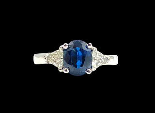 Pico Diamond and Sapphire Ring