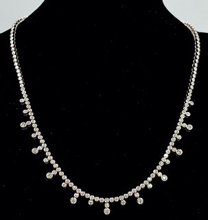 Delicate Gem Diamond Necklace