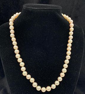 7.5mm Fresh Water Pearl Necklace