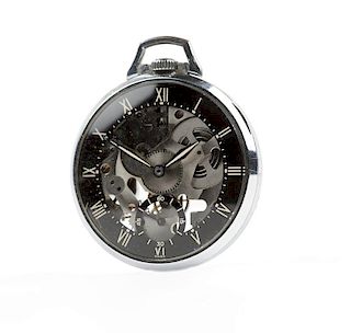 A Girard Perregaux & Co Skeletonized pocket watch