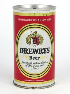 1967 Drewrys Beer 12oz  T59-11 Ring Top Chicago, Illinois