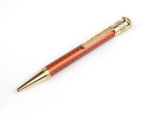 An enamel & vermeil ballpoint pen, Michel Perchin