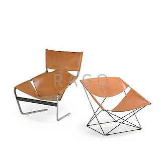 PIERRE PAULIN; ARTIFORT Two chairs