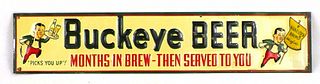1935 Buckeye Beer door push  Toledo, Ohio
