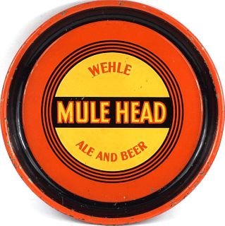 1935 Mule Head Ale and Beer 12 inch tray  West Haven, Connecticut