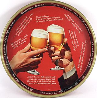 1948 Grain Belt Beer 13 inch tray  Minneapolis, Minnesota