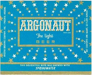 1955 Argonaut Beer 32oz  One Quart Phoenix, Arizona