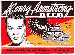 1939 Henry Armstrong Beer 12oz  CS112-18 Old Appleton, Missouri