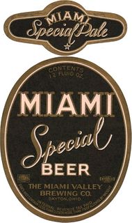 1938 Miami Special Beer 12oz  OH61-04 Dayton, Ohio
