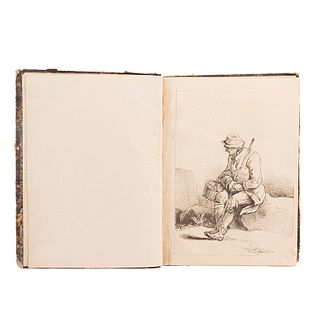 Pyne, William Henry. On Rustic Figures, In Imitation of Chalk. London: R. Ackerman, 1813. 31 litografías.