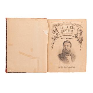 Paz, Ireneo. La Patria Ilustrada. México, 1885. Año III, números 1 - 52. Profusamente ilustrada.