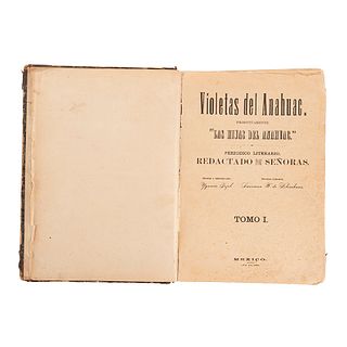 Wright, Laurena. Violetas del Anahuac. Primitivamente “Las Hijas del Anáhuac". México, 1887-88. 55 números en 1 volumen.