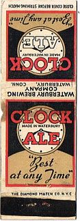 1934 Clock Ale 114mm CT-WAT-2 - Connecticut