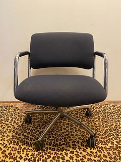 STEELCASE Mid Century Chrome Office Chair