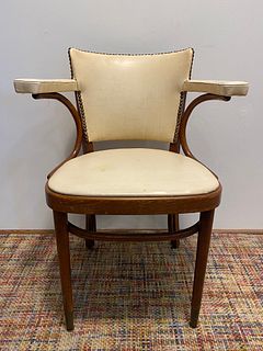 THONET Leather Arm Chair