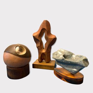 Collection Mid Century Abstract Sculptures 