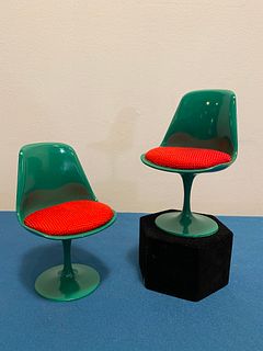 Pair Mini EAMES Shell Back Chairs