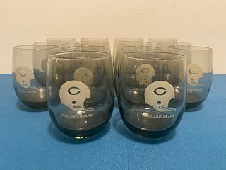 Chicago Bears Drinking Glasses set of 14
