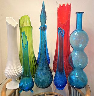 Collection Tall VIKING Glass Vases 