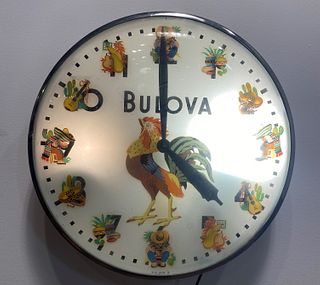 BULOVA Advertising Clock 