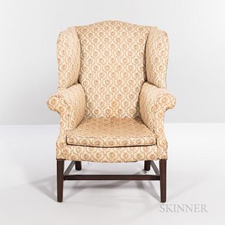 Federal Carved Mahogany Easy Chair