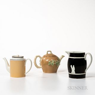 Three English Pottery Table Items
