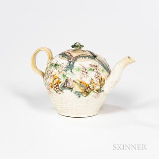 Staffordshire Creamware Teapot