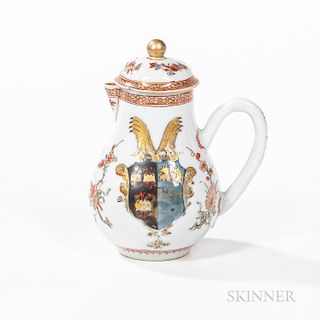 Export Porcelain Armorial Creamer and Cover