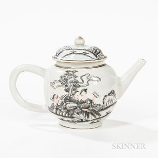 Export Porcelain Teapot with Cover