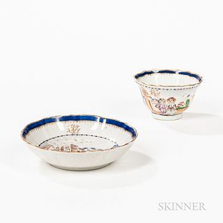 Export Porcelain Tea Cup and Saucer