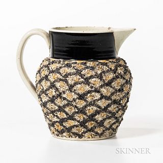 Small Jug with Colored Textured Surface