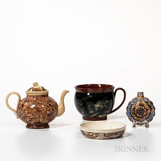 Four Marble-decorated Items