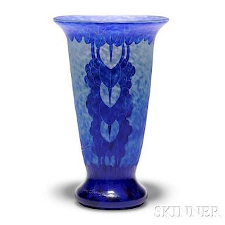 Le Verre Francais (Schneider Verreries) Art Deco Vase