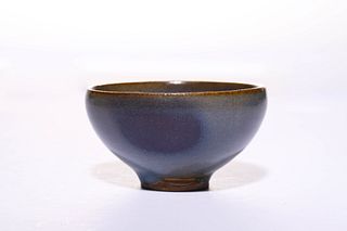 A Jun Ware Purple-Splashed Cup