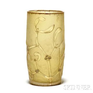 Daum Nancy Cameo Glass Vase
