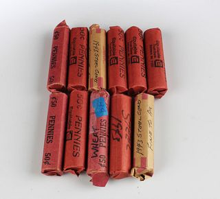 Eleven Rolls of United Stated Coins