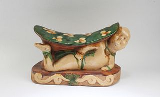 Chinese Pottery Pillow
