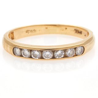 Diamond, 18k Anniversary Band Ring, Spark