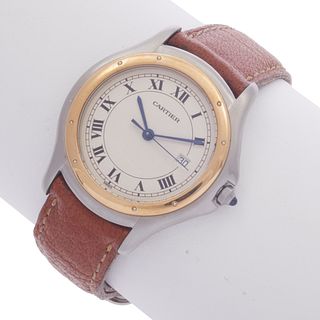 Cartier Cougar 18k, Stainless Steel Wristwatch
