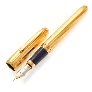Cartier Louis Gold-Plated Fountain Pen