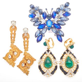 Collection of Three Kenneth Jay Lane Jewelry Items