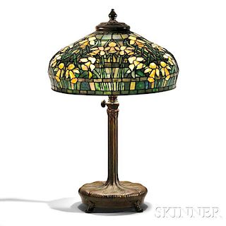 Tiffany Studios Daffodil Table Lamp with Adjustable Standard