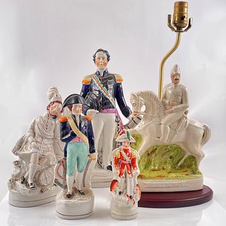 Staffordshire Pottery Military Figures