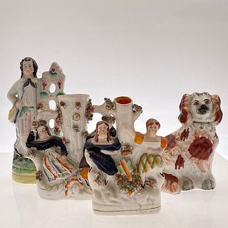 A Collection of Staffordshire Figures