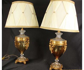 PAIR OF BALDI FLORENCE ITALY LAMPS.