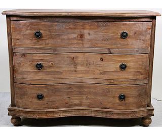 COUNTRY FRENCH STYLE THREE DRAWER CHEST