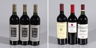 Six Bottle of Assorted California Wines
